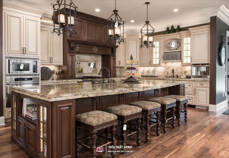 15+ mẫu thiết kế phòng bếp biệt thự sang trọng, đẳng cấp