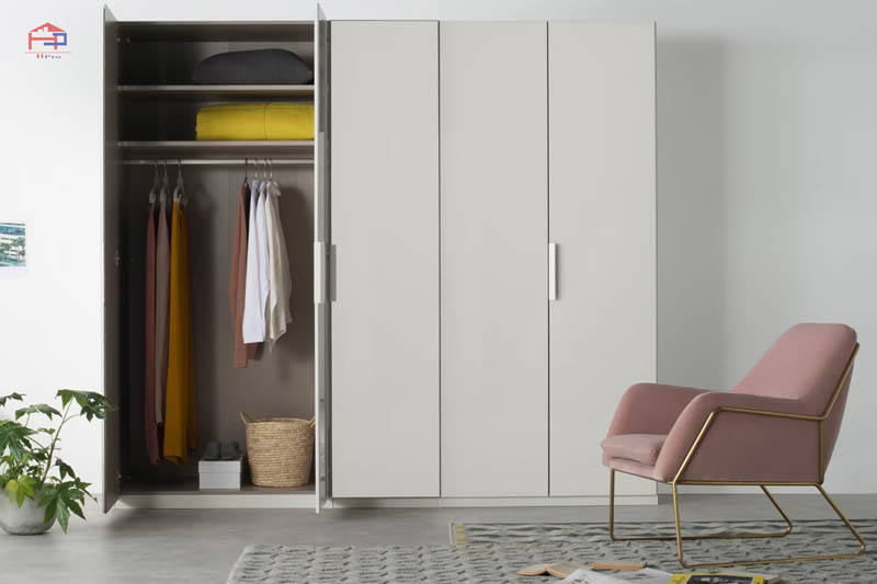 10 mẫu tủ quần áo gỗ công nghiệp 5 cánh hiện đại, đẹp cho phòng ngủ rộng