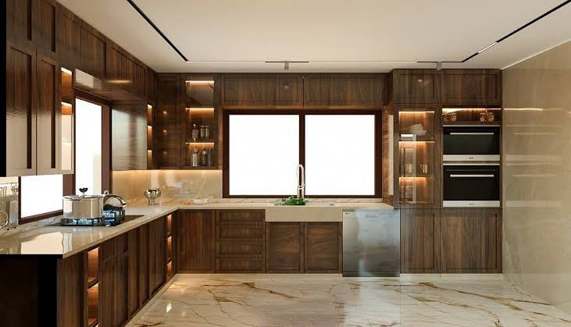 Chất liệu Veneer phù hợp với gu nhà sang trọng